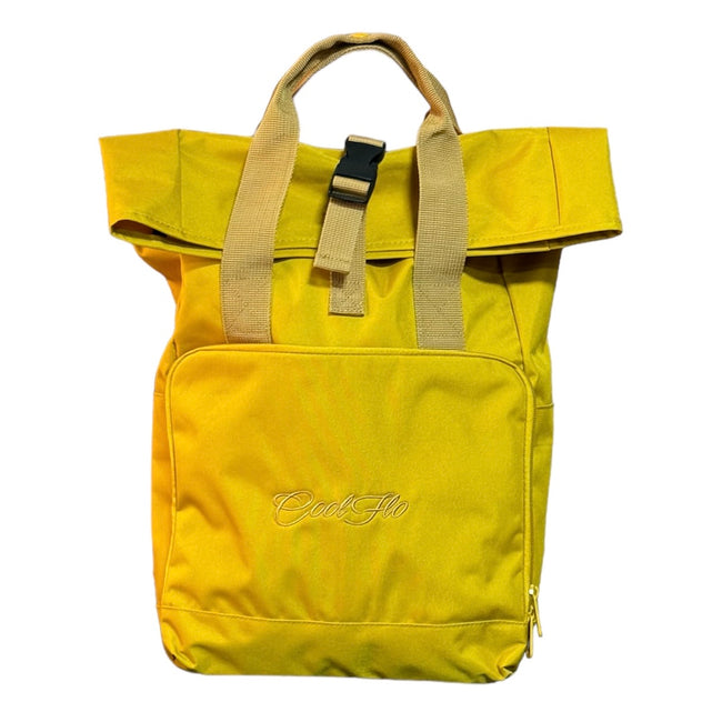 Roll-Top Backpack - Mustard