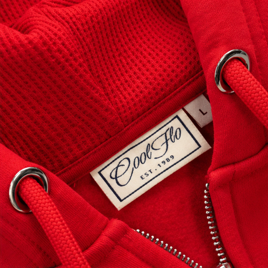 Cool Flo Mini Script Zip Hoody