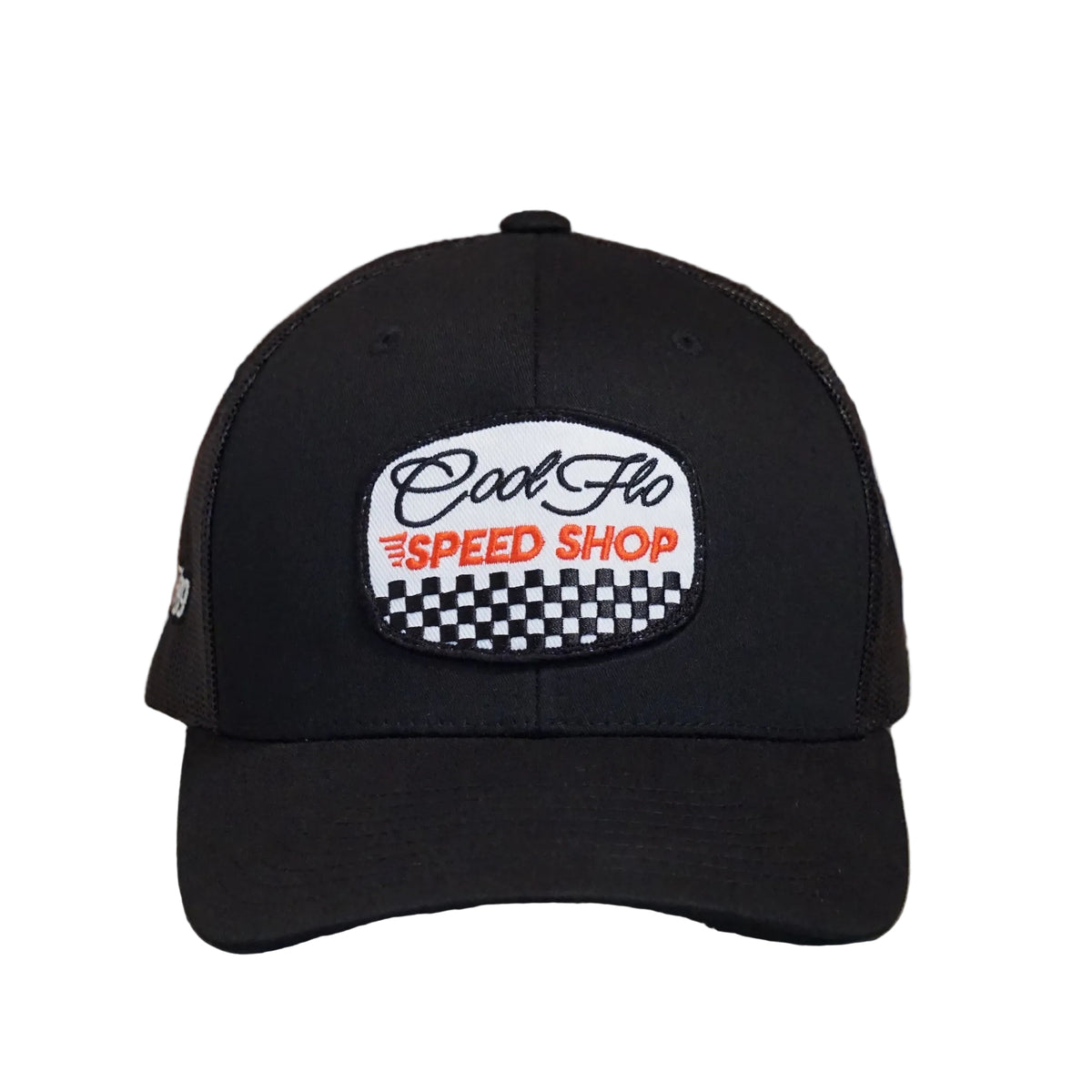 Cool Flo Speed Shop Trucker Cap - Black