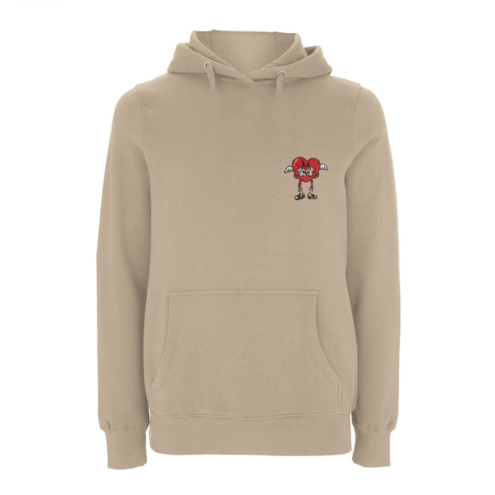 Centreforce Radio Sand hoody with the an embroidered That's the Way Love Is logo on the left chest.