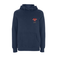 Centreforce Radio Navy hoody with the an embroidered That's the Way Love Is logo on the left chest.