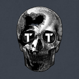 Tenacious anthracite sweatshirt with 'Sillouette Skull' design printed on the front. 