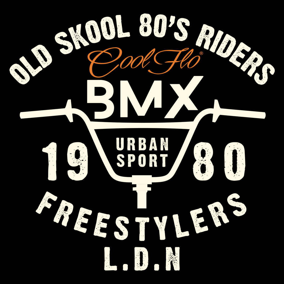 BMX Freestylers Black Long-Sleeve T-shirt - Cool Flo