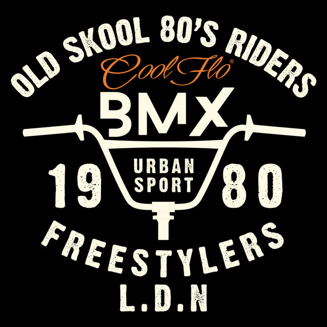 BMX Freestylers Black T-shirt - Cool Flo