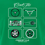 Freestyle Green T-shirt - Cool Flo