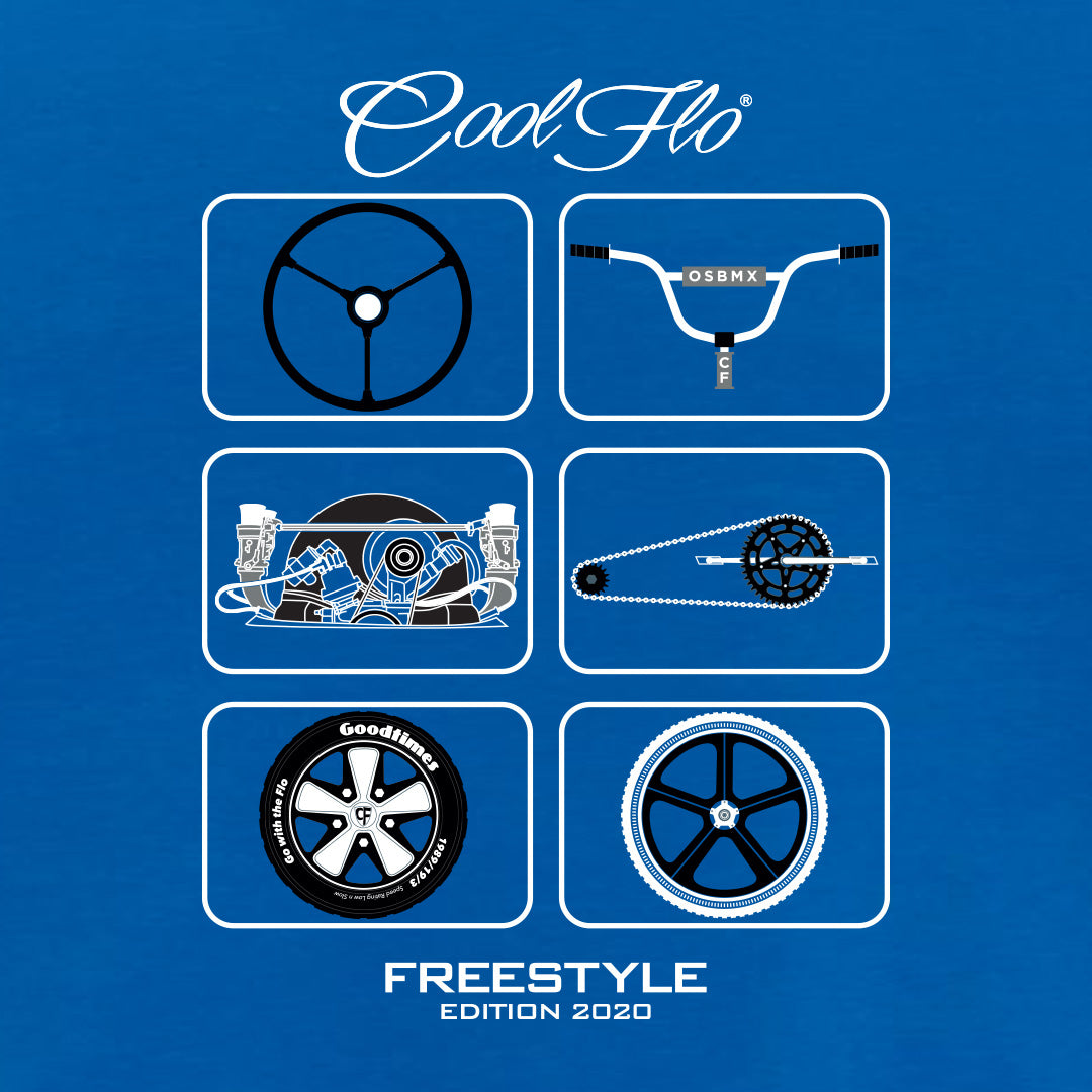 Freestyle Blue T-shirt - Cool Flo