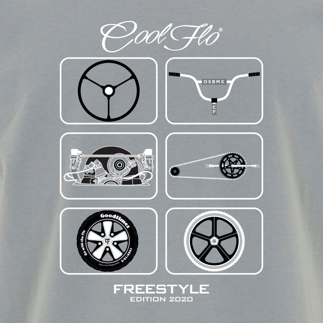 Freestyle Grey T-shirt - Cool Flo