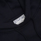 Mini Script Embroidered Navy Hoody