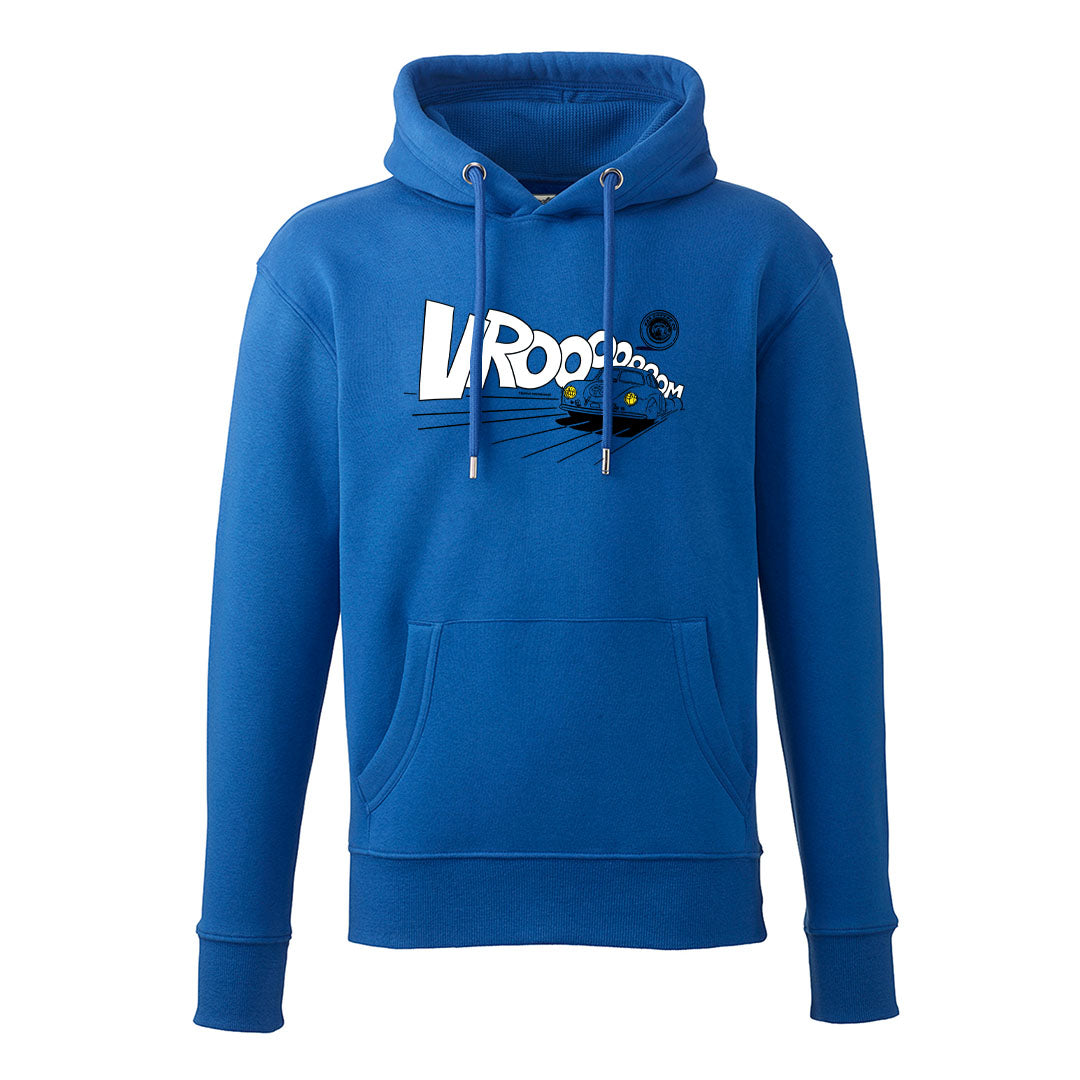 Gas Coffee- Cool Flo - Royal Blue Porsche 356 hoody