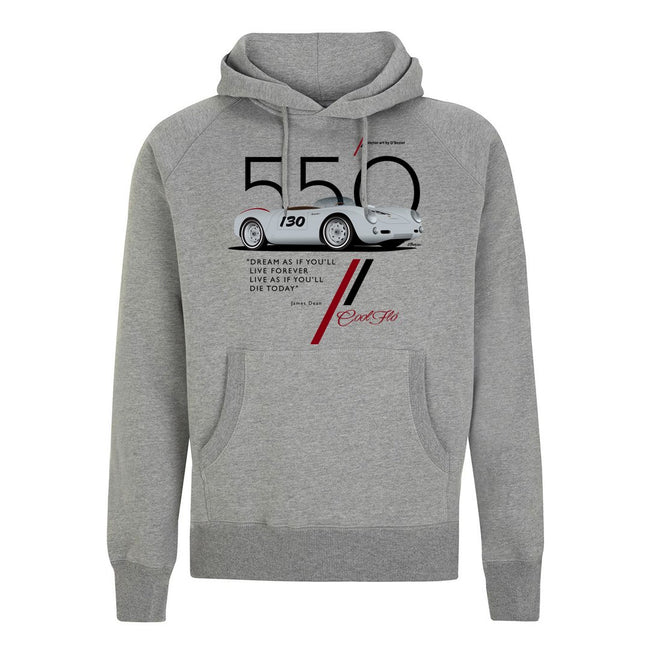 Cool Flo Porsche 550 Grey Hoody - front
