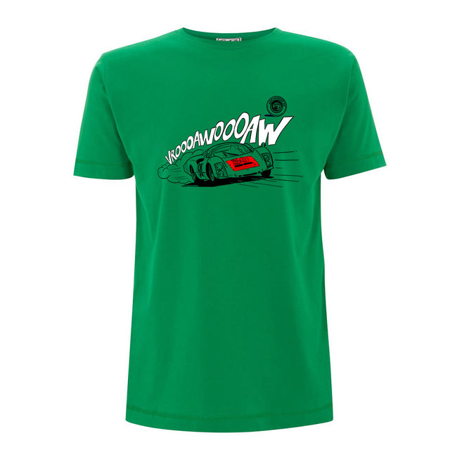 Gas Coffee- Cool Flo - Green Porsche 906 t-shirt 