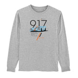 Cool Flo Porsche 917 Grey long-sleeve t-shirt - front