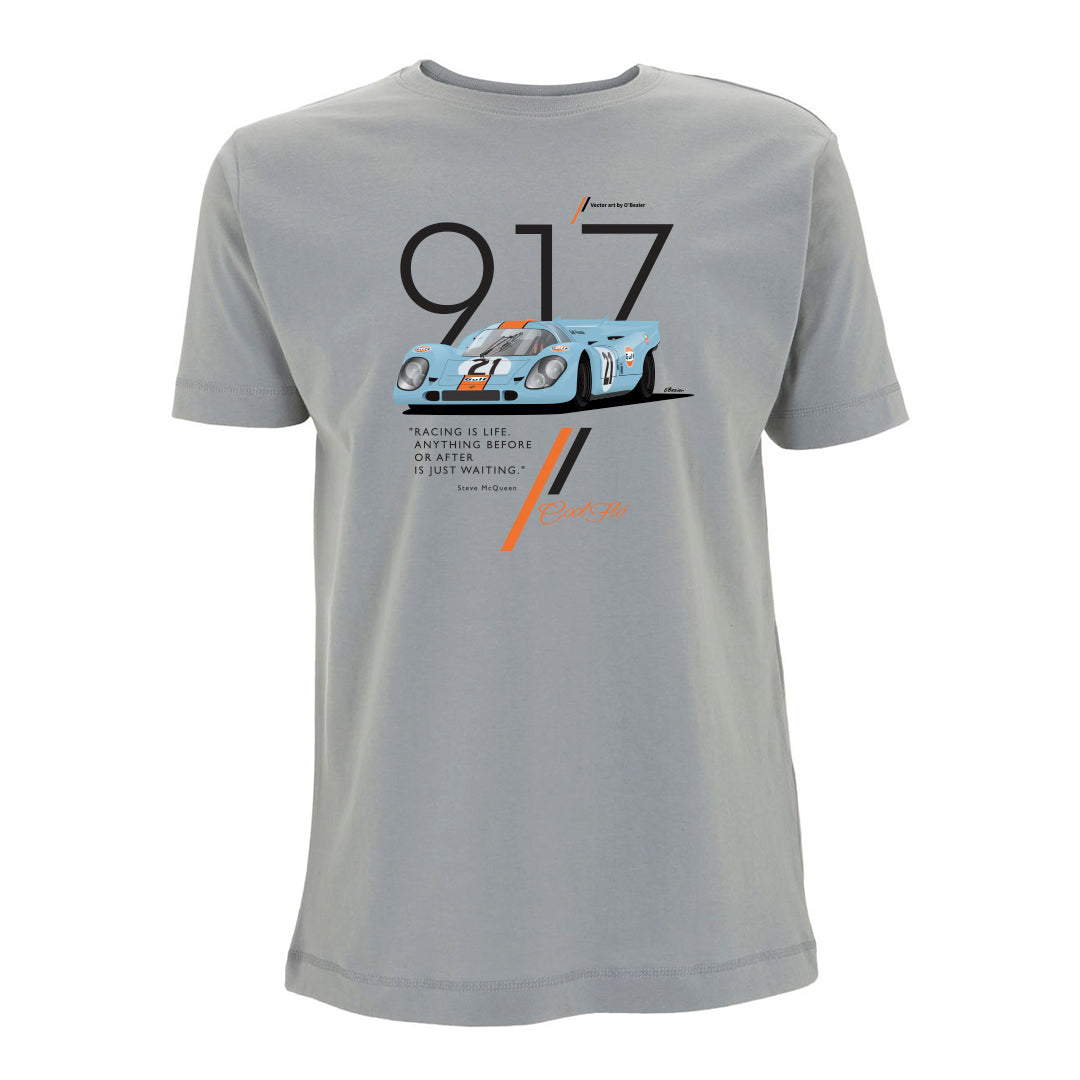 917 Sport Grey t-shirt main pic - Cool Flo