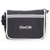 Cool Flo Retro Messenger bag in black and white