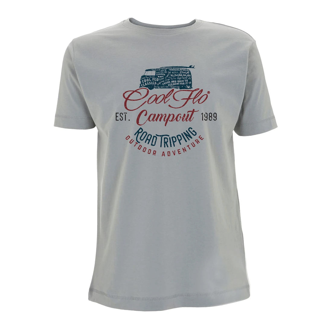 Cool Flo Campout T-shirt in Sport Grey