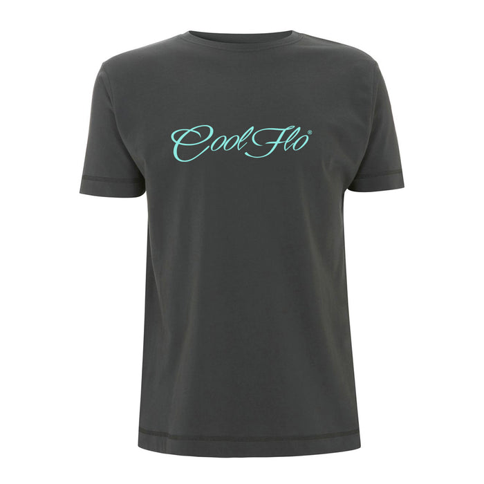 Classic Script t-shirt - mint script main pic - Cool Flo