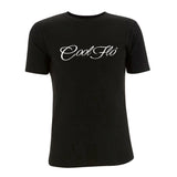 Cool Flo Classic Script T-shirt in black
