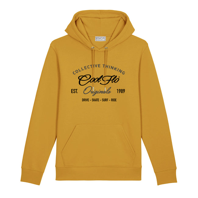 Collective Thinking Ochre hoody - front shot