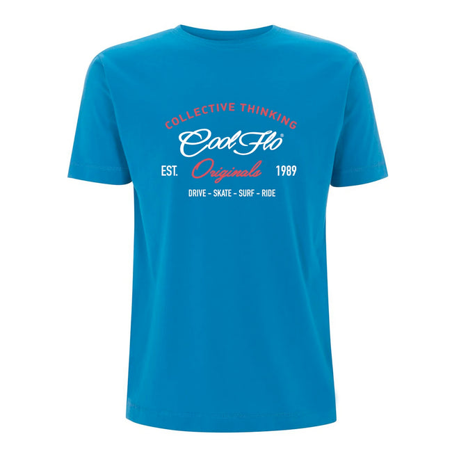 Cool Flo Collective Thinking t-shirt in Electric Blue