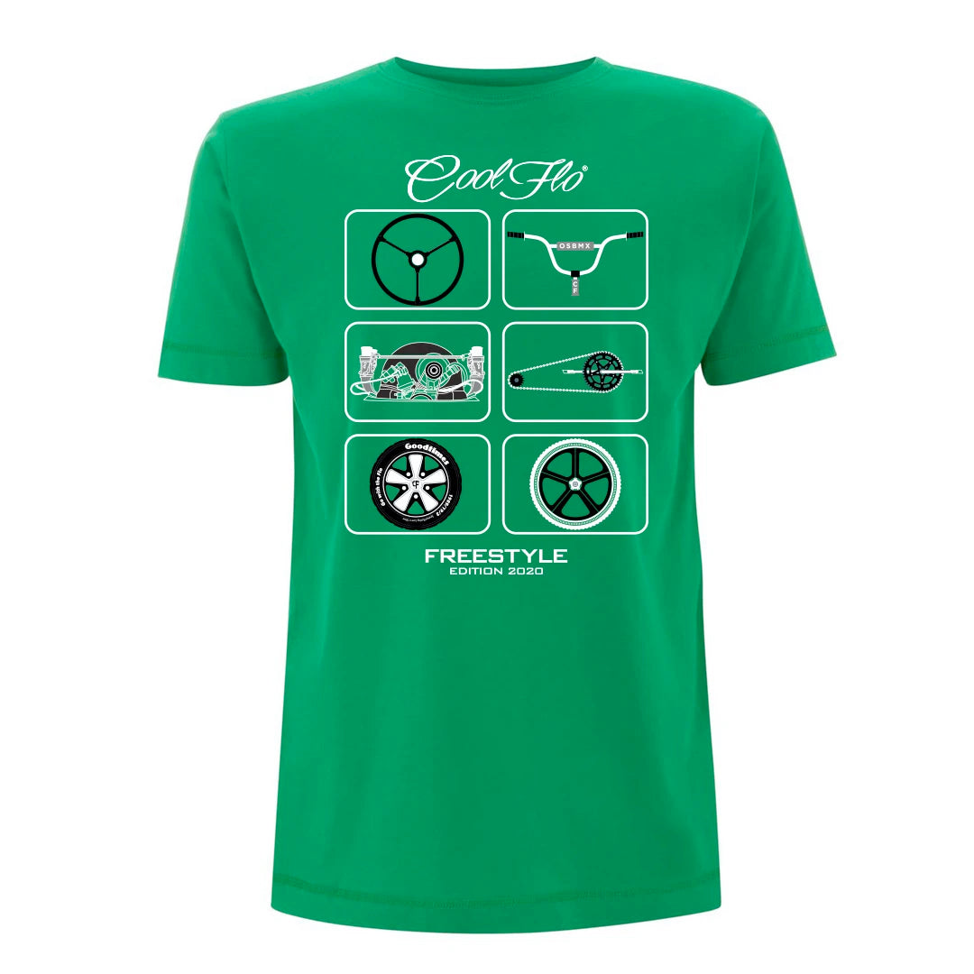 Cool Flo Freestyle T-shirt in Green