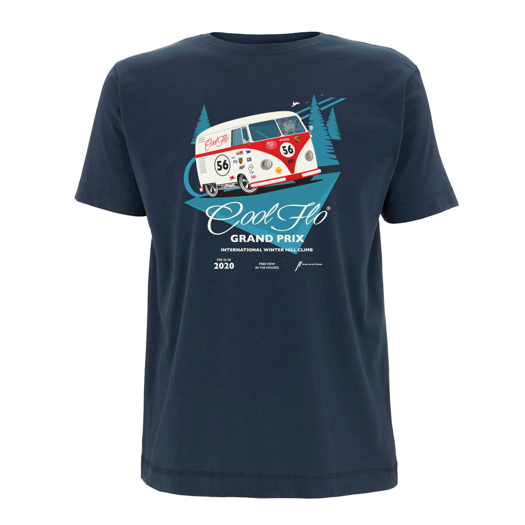 Grand Prix denim blue t-shirt main pic
