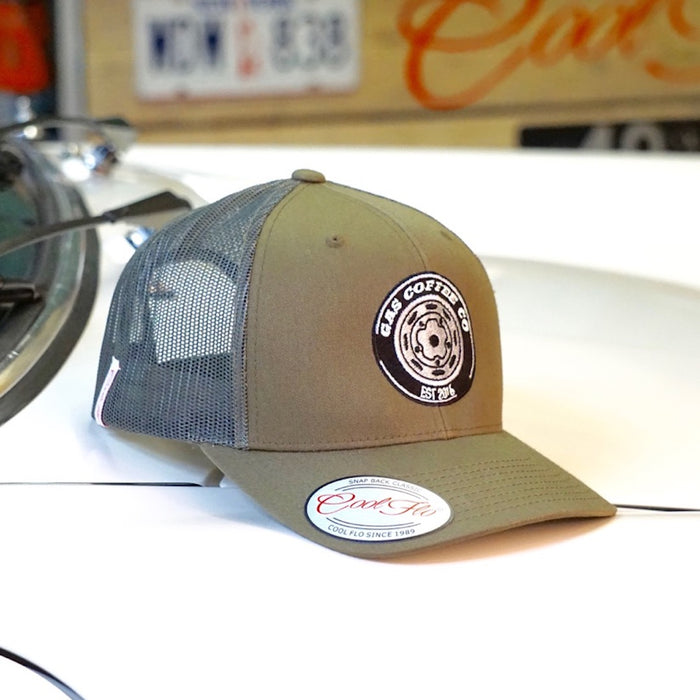 Gas Coffee Green trucker cap 