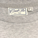 Dr Cool Sport Grey long-sleeve t-shirt neck label