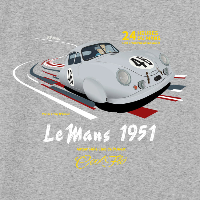 Cool Flo Le Mans Grey sweatshirt - close-up