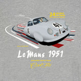 Cool Flo Le Mans Grey Hoody - close-up