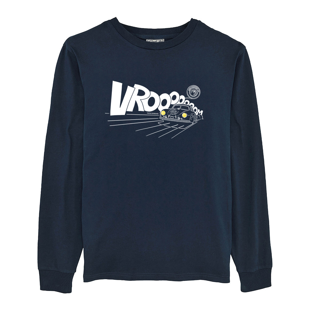 Gas Coffee - French Navy 356SL long-sleeve tee