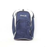 Cool Flo navy and white sports back pack