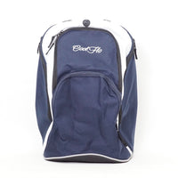 Cool Flo navy and white sports back pack