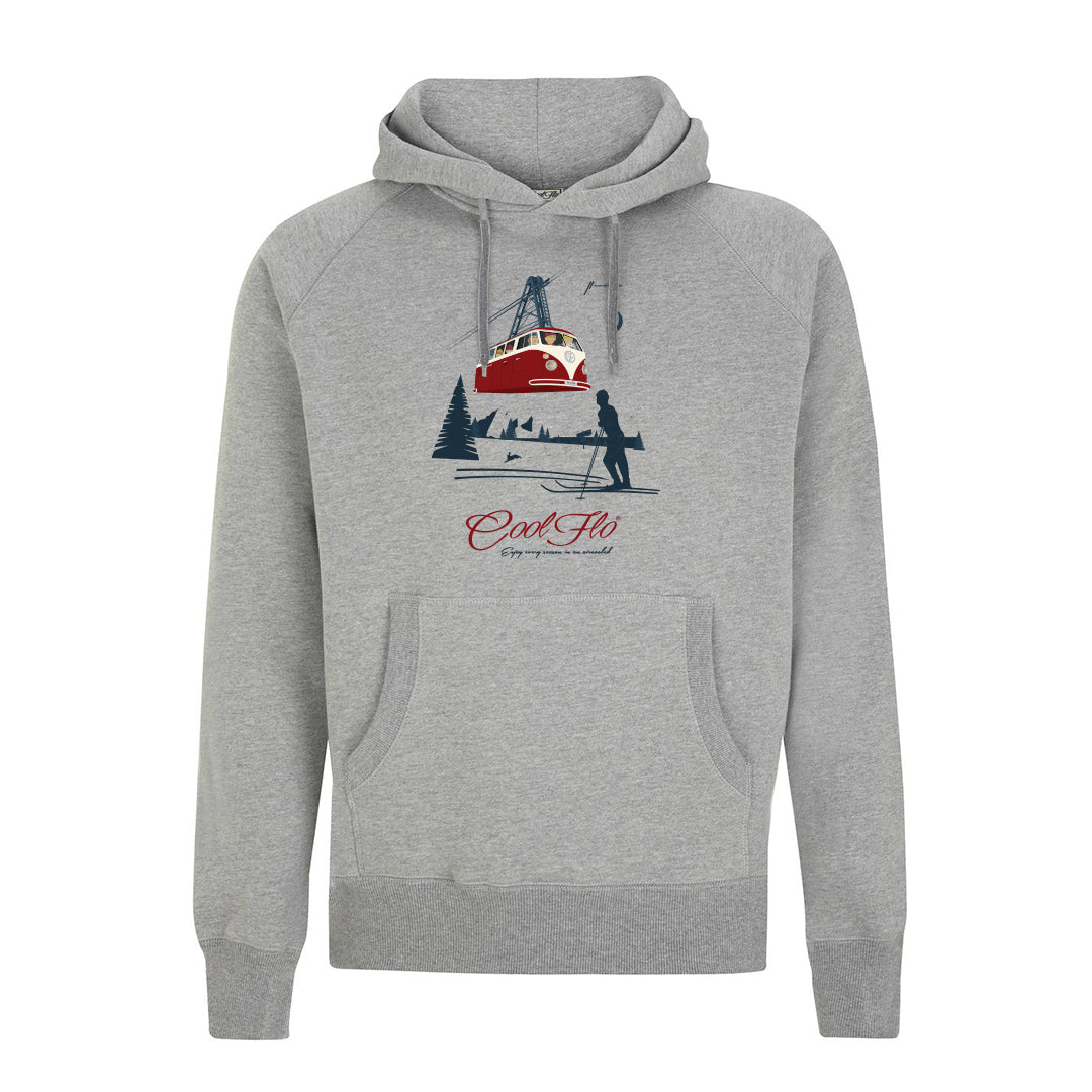 New Heights Grey Cool Flo hoody - front shot