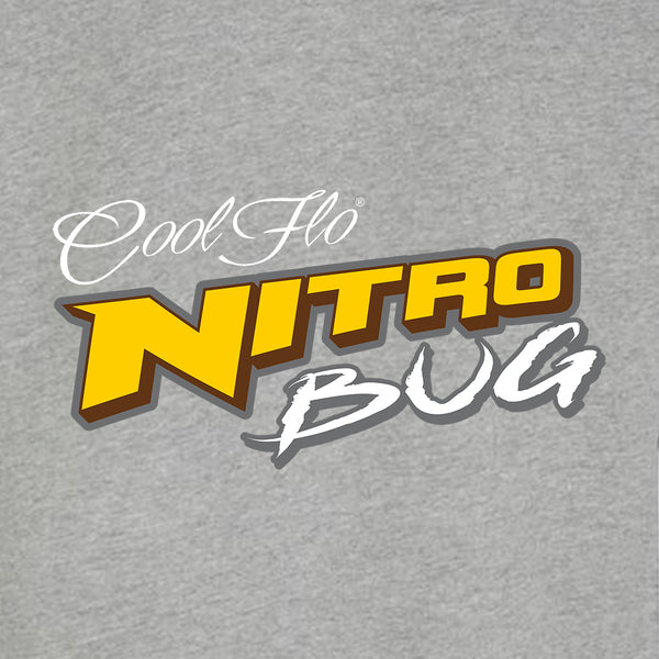 Nitro Bug Cool Flo Grey Pullover Hoody - close-up