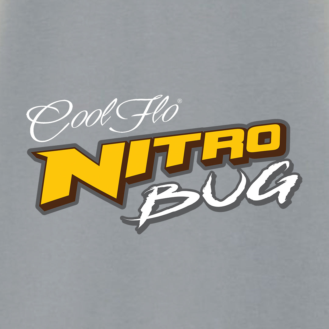 Nitro Bug Cool Flo Grey t-shirt - close-up