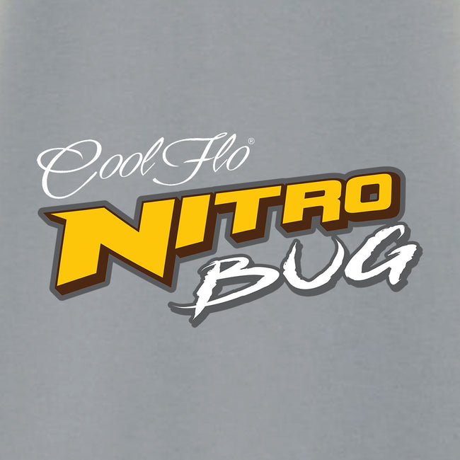 Nitro Bug Cool Flo Grey t-shirt - close-up