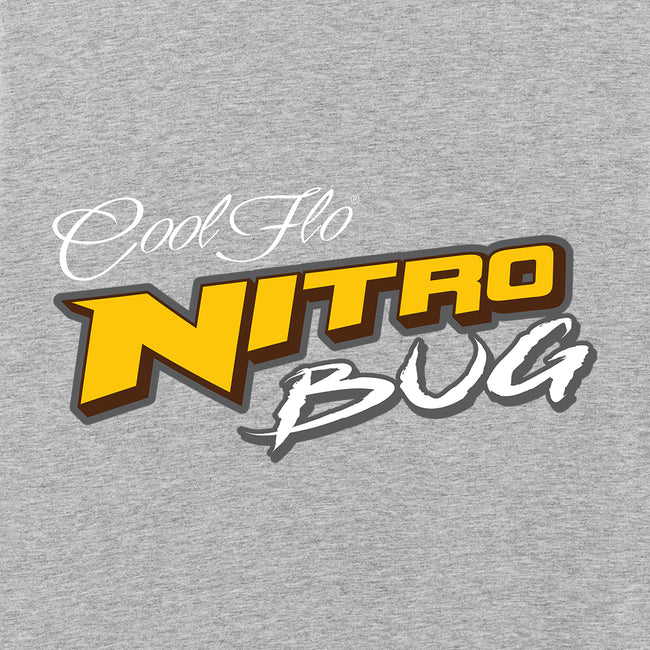Nitro Bug Cool Flo Grey Long-sleeve t-shirt - close-up