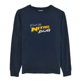 Nitro Bug Cool Flo Navy Long-sleeve t-shirt - front