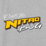 Nitro Bug Cool Flo Grey Sweatshirt - close-up