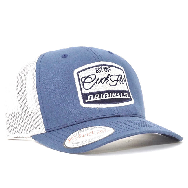 Cool Flo Navy Originals embroidered trucker cap