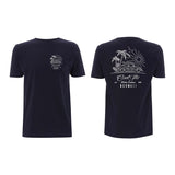 Outlaw Bug Navy t-shirt front&back - Cool Flo