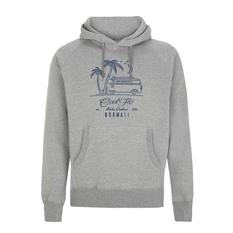 Outlaw Bus Large-Print Navy Hoody