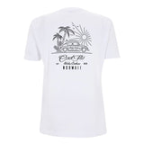 Outlaw Bug white t-shirt back - Cool Flo
