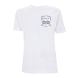 Threads and Treads Cool Flo T-shirt in white - front