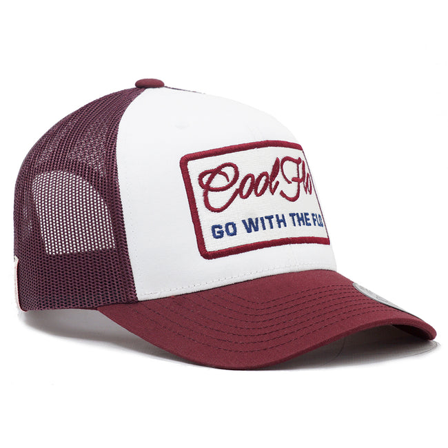 Go With The Flo Contrast Trucker Cap - Cool Flo