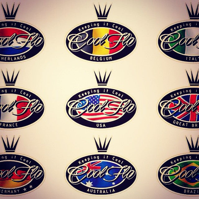 Global Oval Crown Decal - Cool Flo