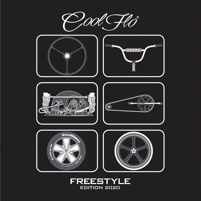Freestyle Black T-shirt - Cool Flo