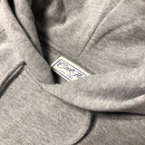 Dr Cool Grey Hoody - neck label - Cool Flo